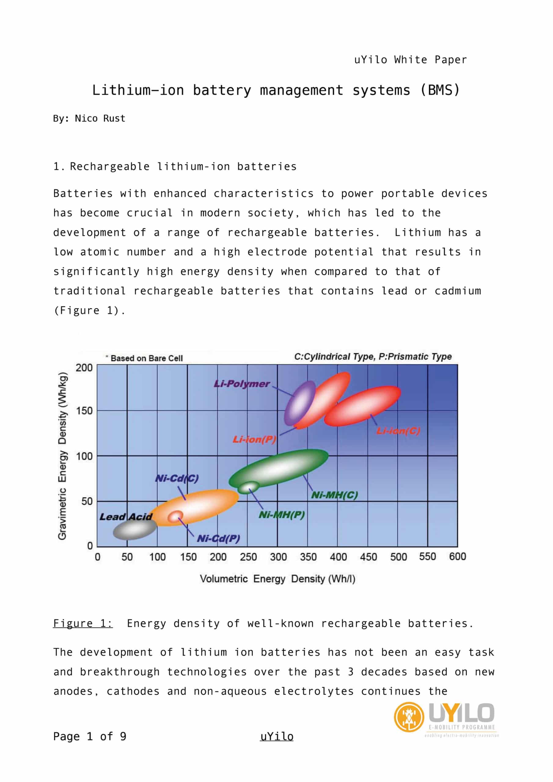 Lithium Battery Testing | uYilo eMobility Programme